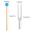 Aluminum Medical Tuning Fork 528Hz Nervous System Testing Silver 17.5cm 9