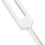 Aluminum Medical Tuning Fork 528Hz Nervous System Testing Silver 17.5cm 13