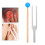 Aluminum Medical Tuning Fork 528Hz Nervous System Testing Silver 17.5cm 8