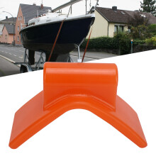 Boat Trailer Bow Stop V Block 3 Inch Orange | 1/2in Mount 5.3in V Span Durable