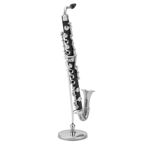Bass Clarinet Miniature Bakelite Ornament