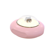 Chauffe-Mains 4000Mah MéNage Hiver Portable USB Veilleuse Mignon Chauffe-Mains pour en Plein Air Pratique Chaud Rose