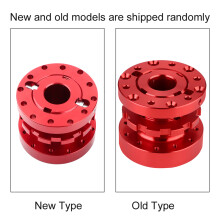 Adjustable Red Car Steering Wheel Hub Extension Spacer 40mm-70mm Racing