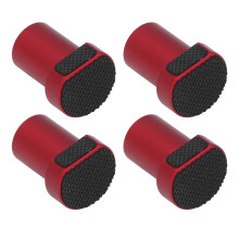 4PCS 20mm Aluminum Bench Dogs with Non-Slip Pads for Woodworking Clamping