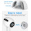 Earplug replacement, white, 3-piece set 2