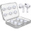 Earplug replacement, white, 3-piece set 6