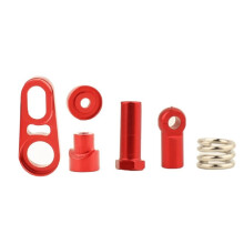 Metall 2-Gang Servo Saver Set AXI252025 für Axial SCX6 1/6 RC Crawler Car Upgrades Teile ZubehöR,Rot