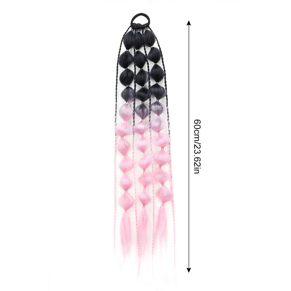 Zhouq-Outdoors (A) Women\'S Thick Braided Ponytail Hair Extensions