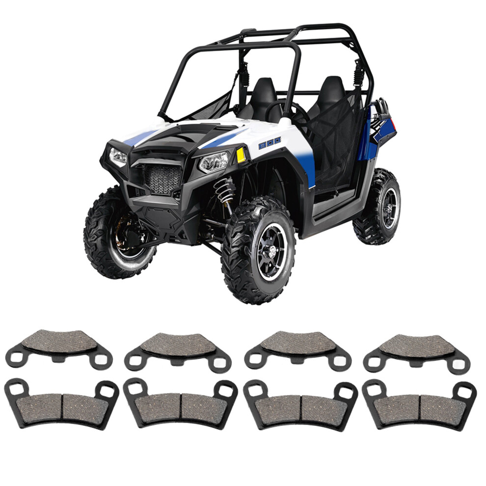 8 Brake Pads For Polaris Rzr 800 7293282122383