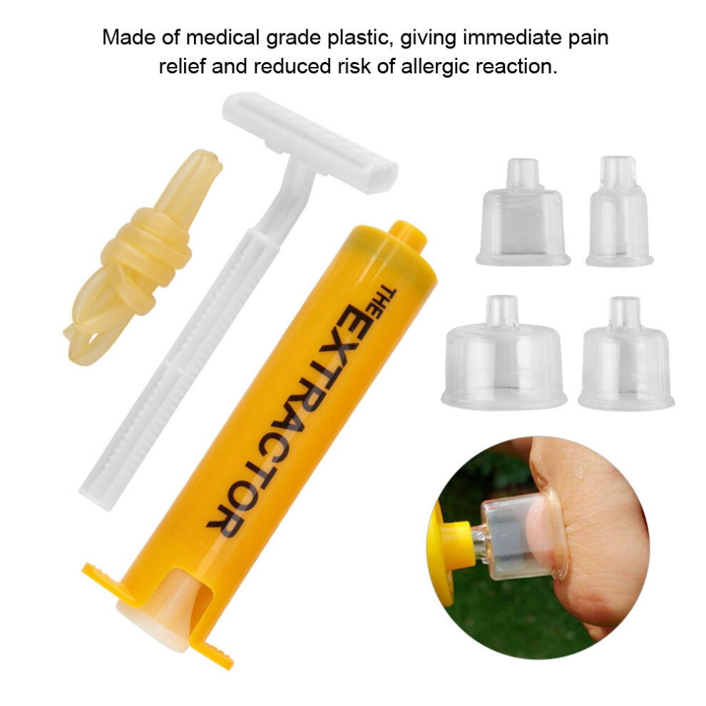 Vacuum Venom Extractor Kit â Emergency Snake & Bee Bite Blood Pump