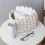 (White) 2PCS Small Woven Storage Baskets for Nursery 3