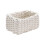 (White) 2PCS Small Woven Storage Baskets for Nursery 4