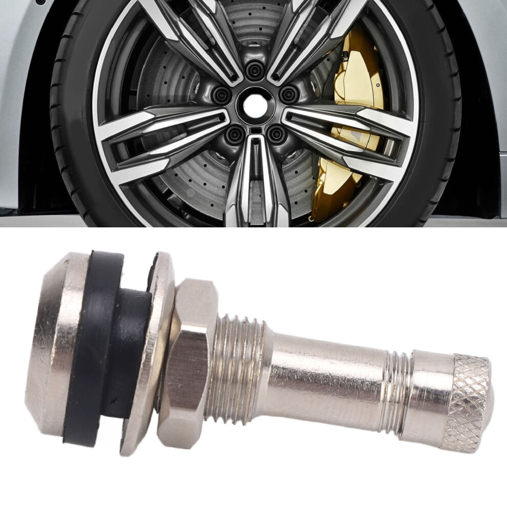 Tr416 Chrome Plated 1.5In Universal Tire Valve Stem For 0.453In/0.625In Holes 4371391114062