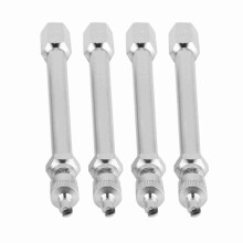 100mm Chrome Valve Extension Rod Set