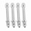 4 Pack 100mm Chrome Valve Extension Rods 2