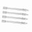 100mm Chrome Valve Extension Rod Set 12