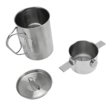 Stainless Steel Pour Over Coffee Maker Set 120ml Travel Camping