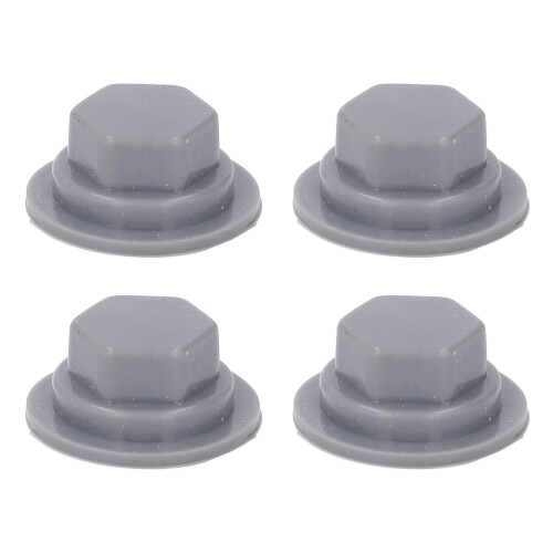 Waterproof Dustproof Hex Bolt Cap Covers Silicone M10 12.5mm Protective