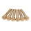 6Pcs Brass Acoustic Guitar Bridge Pins for Vibration Stability Replacement 1