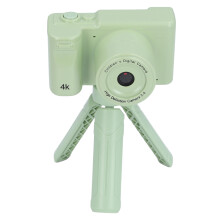Kids 12MP 1080P Digital Camera with 3.0" IPS Screen & Tripod, Green