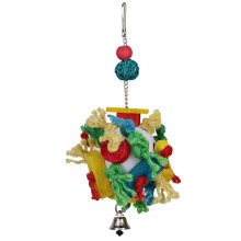(1336) Colorful Chewable Hanging Ball for Bird Cage Toys