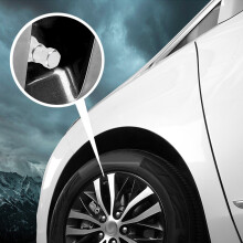 4 Aluminium Rubber Tubeless Tyre Valve Protectors
