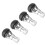 Universal Aluminium Alloy Valve Stem Caps 4 Pack 5