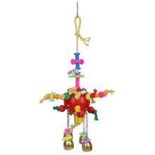 (1359#) Colorful Chewable Hanging Ball for Bird Cage Toys