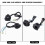 Universal 22mm Motorcycle Switch Controls - Handlebar Set with Horn for Bikes 3