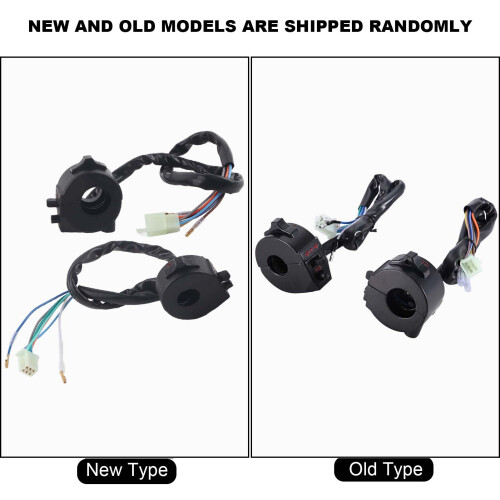 Universal 22mm Motorcycle Switch Controls - Handlebar Set with Horn for Bikes 2
