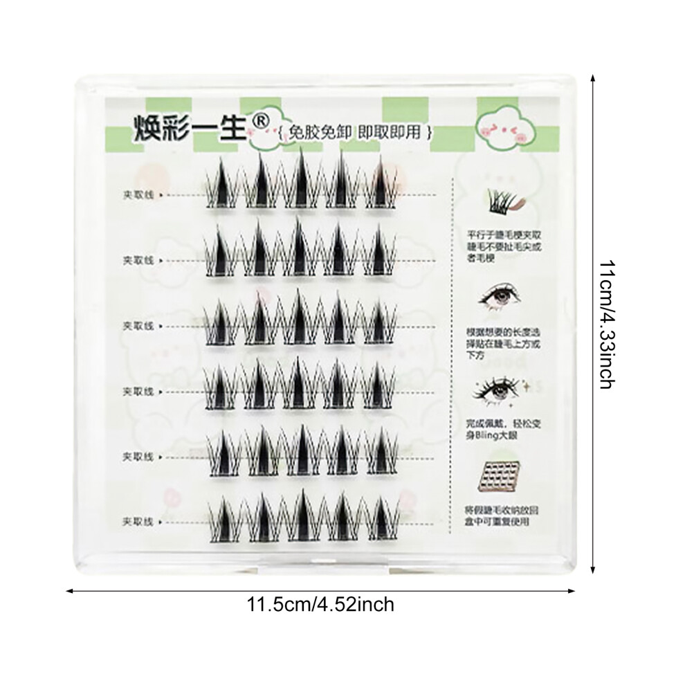 Reach-Tools (Barbie Bunny) Easy Glueless Wispy Lashes For Beginners - 50 Chars