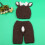 Baby Strampler Set Häkelbaby Deer Khaki 8