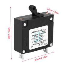 30A Manual ON/OFF Circuit Breaker DC/AC Safety Switch with Reset and Durability
