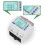 4X 3 Phase 380V 100A Tuya WiFi  Bi-Directional KWh Meter over Under Voltage Protector Relay  Current Limit 7