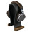 2X U Shape Leather Headphone Holder Tabletop Support Headset Display Stand for PC Gaming Earbuds Shelf Hanger,Black 3
