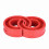 Red 2pc Car Shock Absorber Buffer Spring Set, 175mm Diameter 3