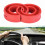 Red 2pc Car Shock Absorber Buffer Spring Set, 175mm Diameter 14