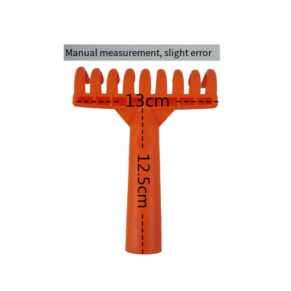 8X Olive Rake Heads 9-Tooth Rake Multipurpose Plastic Shovel Rake Olive Picking Rake Inner Diameter 2.5Cm 6031881212798