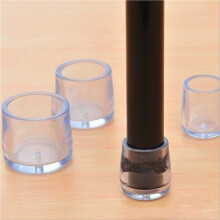 20 Stuks Transparant Rubber Meubilair Tafel Stoel Been Vloer Voeten Cap Cover Protector 15Mm