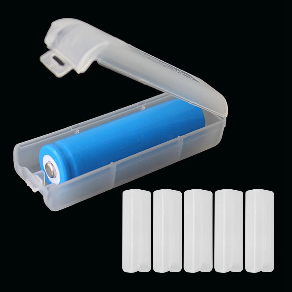 Waterproof Abs Battery Box Organizer For 18650, 5 Pack, 14X9x2.2cm 8481391633503