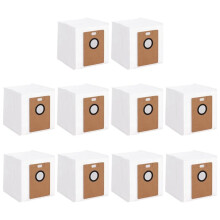 30x Dust Bags Replacement for Tapo RV30 Max /RV20 Max Vacuum Cleaner,Large Capacity Canister Vacuum Dust Bags