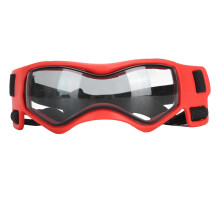 Stylish Dog Goggles UV Eye Protection Pet Sunglasses Red S 13x5x4cm