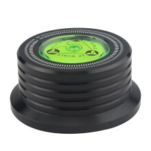 3X Aluminium-Vinyl-Schallplattengewicht HiFi 50 Hz LP-Plattenstabilisator Plattenteller Vinyl-Aluminiumlegierungs-Gewichtsklemme Schwarz