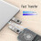 2X Fingerprint Encrypted U Disk Mobile Phone Computer Dual-Use High-Speed Transmission Flash Memory 128G for / 5