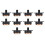 40 X  0.5A 50V 3 Position 2P2T DPDT Panel Mount Slide  SS23D32 2