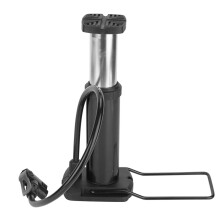 Black Bicycle Foot Pump Mini Portable Floor Inflator for Tire Inflation