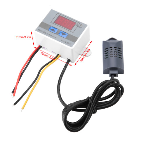 Digital Hygrometer Switch Controller 0-99%RH 12V Humidity Sensor for Australia 1