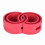 Red 2pcs Car Shock Absorber Buffer Spring Bumper Type B+ 3