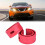 Red 2pcs Car Shock Absorber Buffer Spring Bumper Type B+ 4