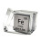 50Pcs Acrylic Box Trays for 0.39Inch 10mm Elements Cubes Clear Case Periodic Table Bracket for Elements Collections 4